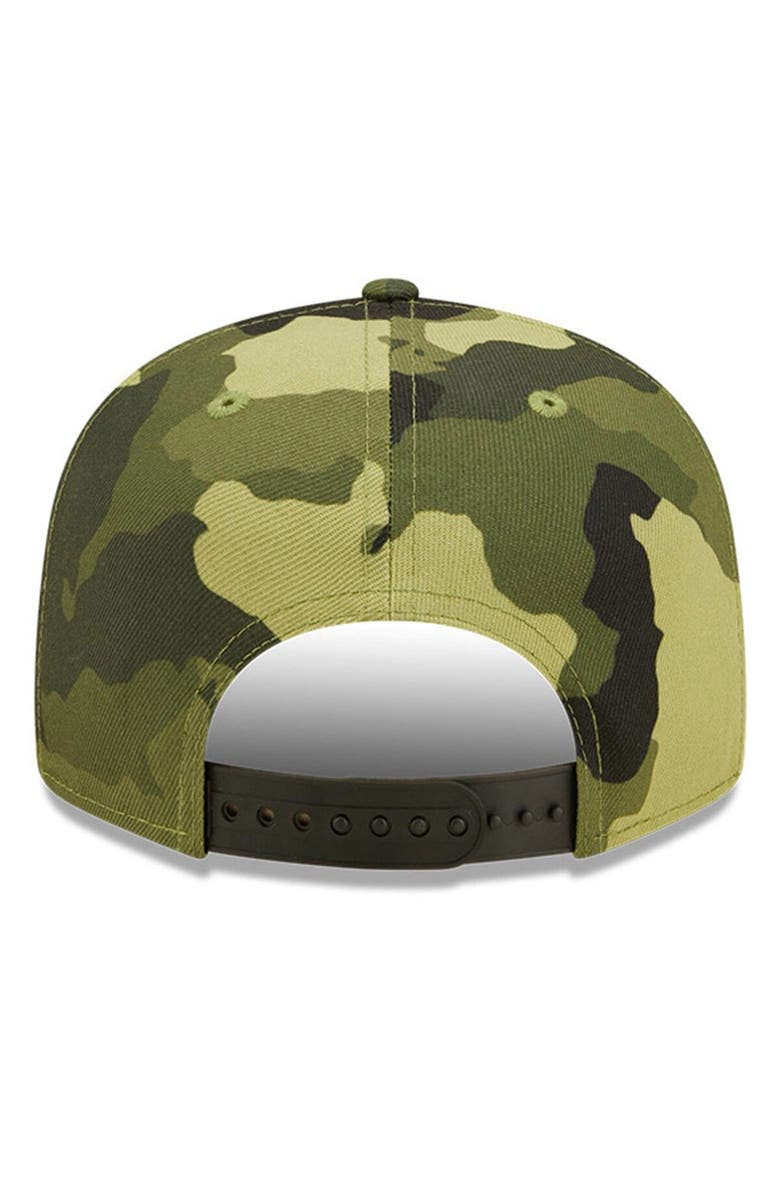 New Era Men's New Era Camo Chicago Cubs 2022 Armed Forces Day 9FIFTY Snapback Adjustable Hat, Alternate, color, 