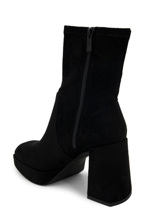 Kenneth Cole New York Block Heel Stretch Bootie In Black