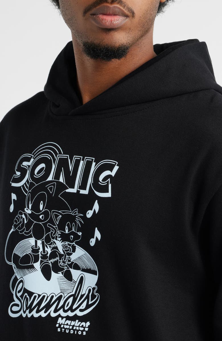 MARKET x Sonic Sounds Hoodie, Alternate, color, Black