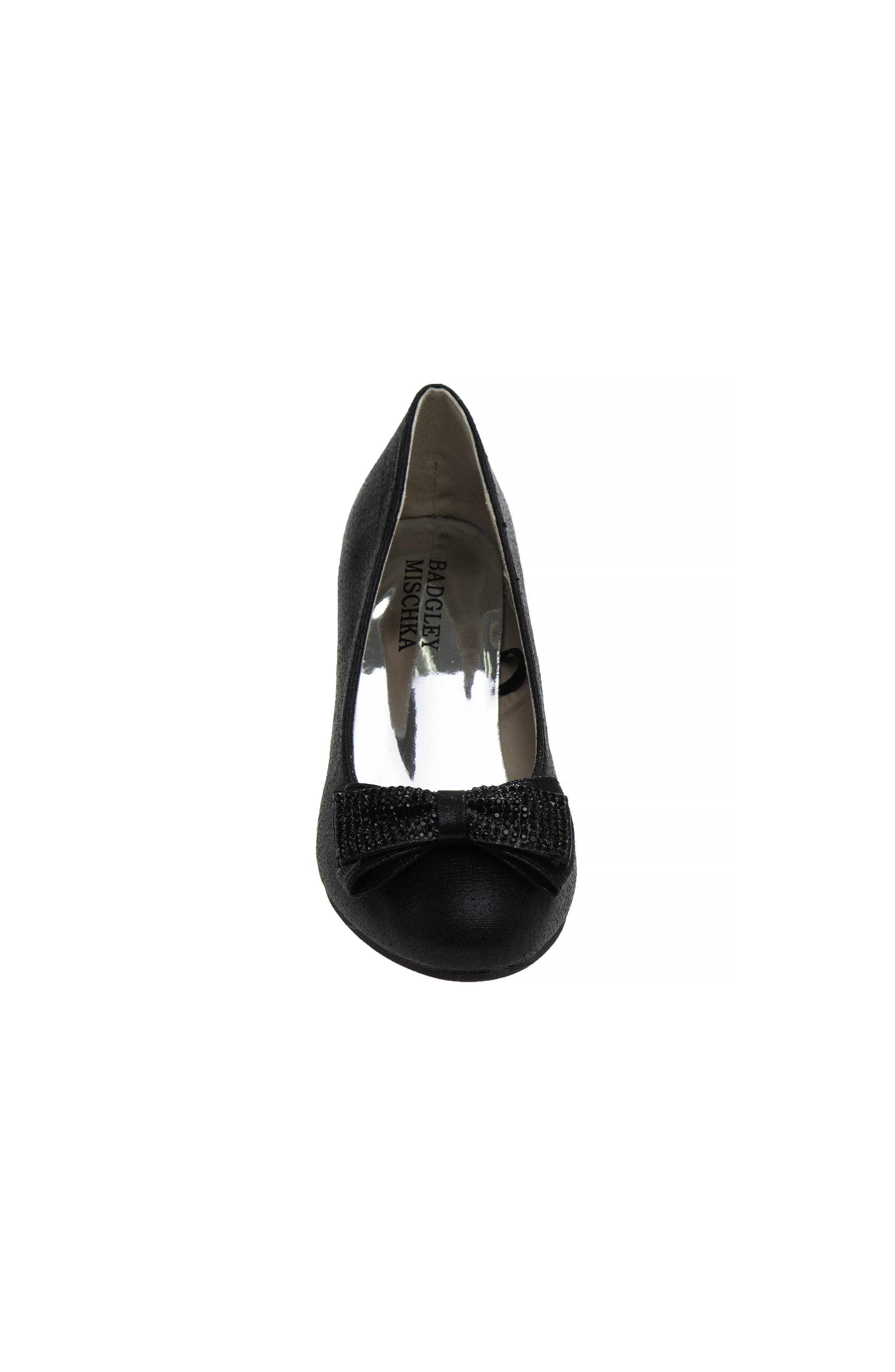 Girls' Heeled Dress Pumps., Alternate, color, Black