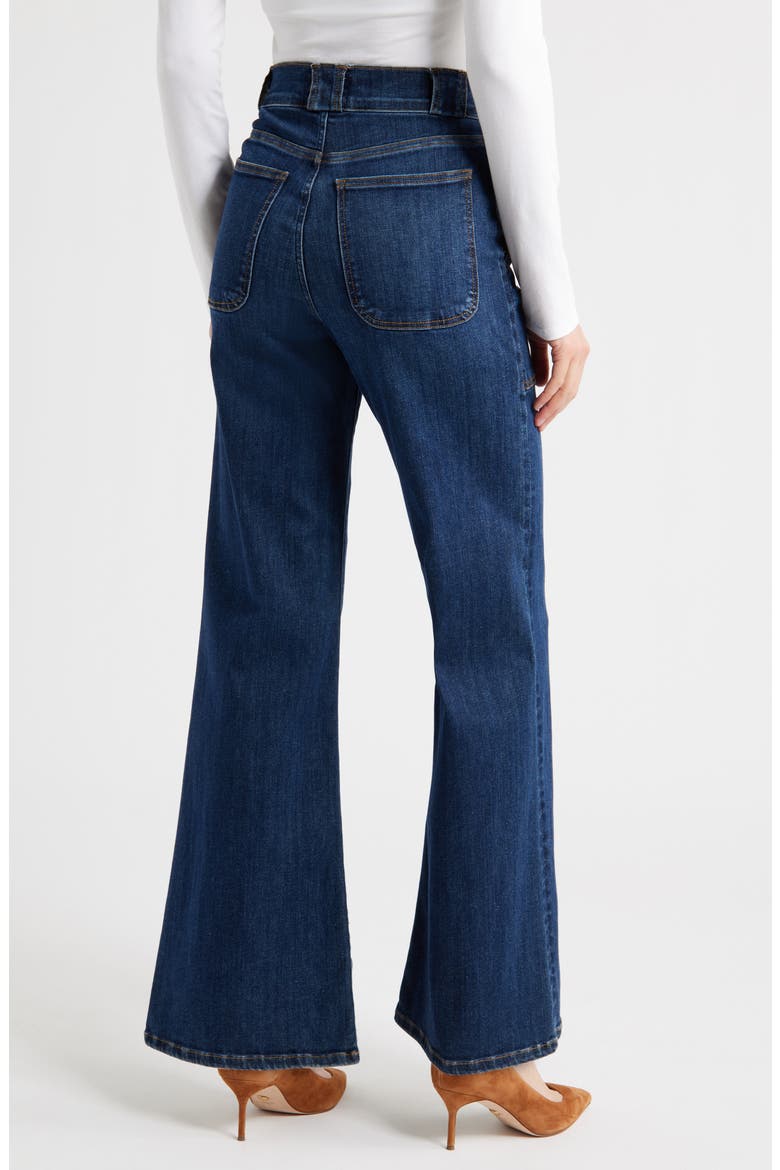 The Modern Pocket Wide Leg Jeans, Alternate, color, OBERON