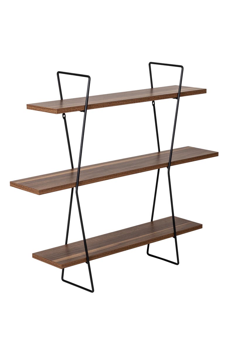 HONEY-CAN-DO Wall Shelves - Set of 3, Alternate, color,
