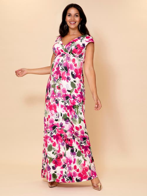 Tiffany Rose Maternity Alana Maternity Maxi Dress In Multi