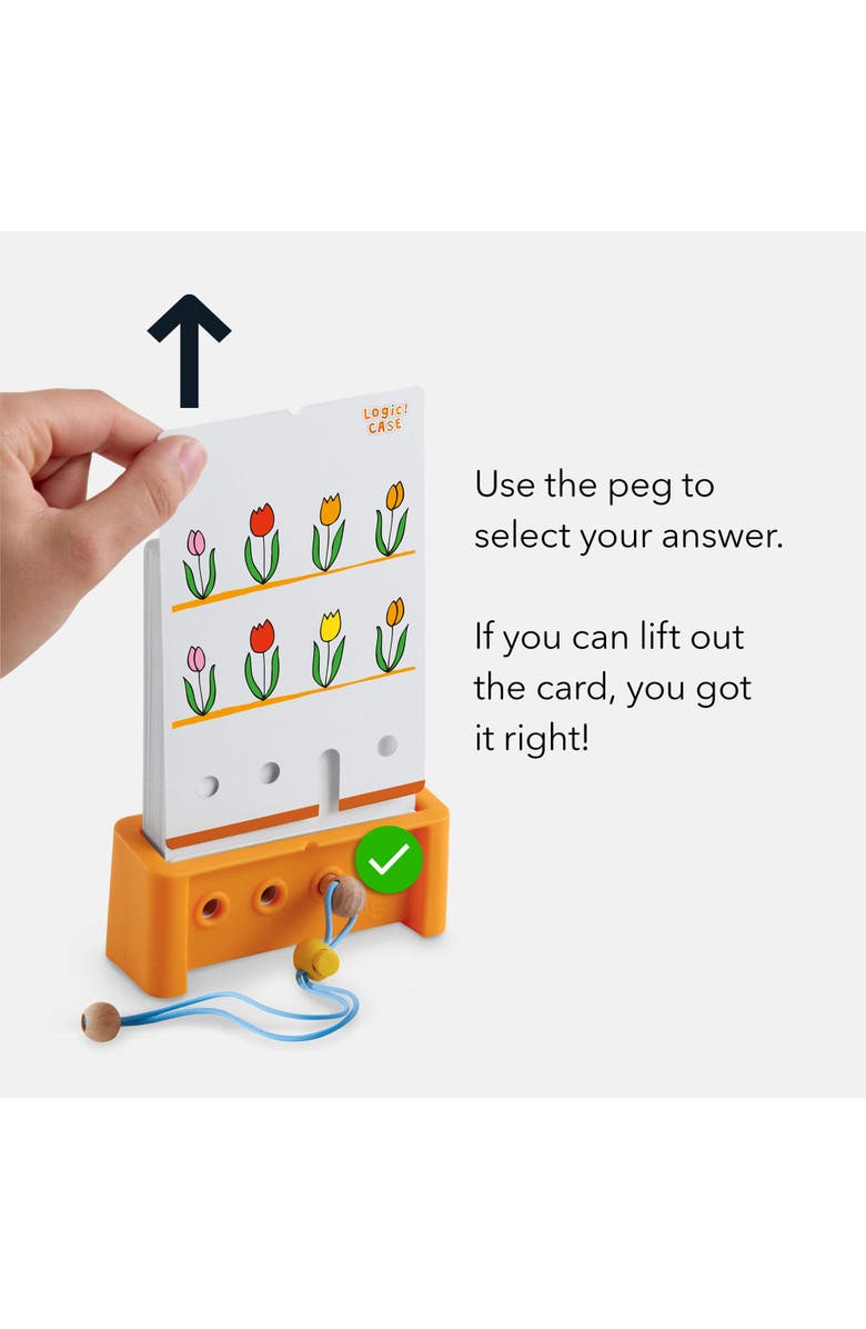 HABA Logic! CASE Starter Set - Brain Teaser Puzzles and Car Games for Kids Ages 4-8, A Handheld Game to Develop Critical Thinking for Kids, Alternate, color, Yellow Multi