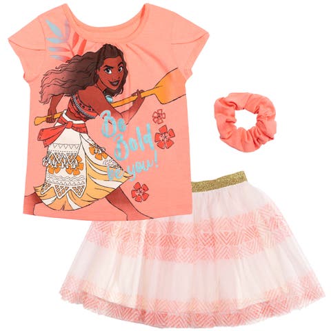 Frozen T-Shirt and Tutu Skirt Set with Scrunchie