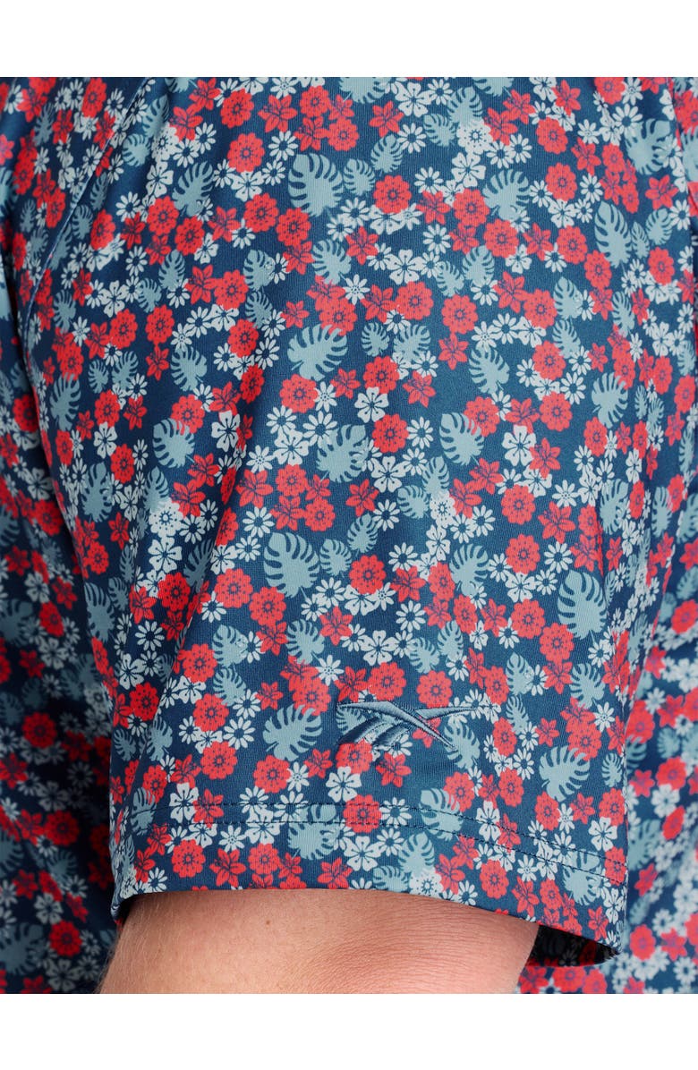 Reebok Big & Tall Island Floral Americana Polo Shirt, Alternate, color, Multi