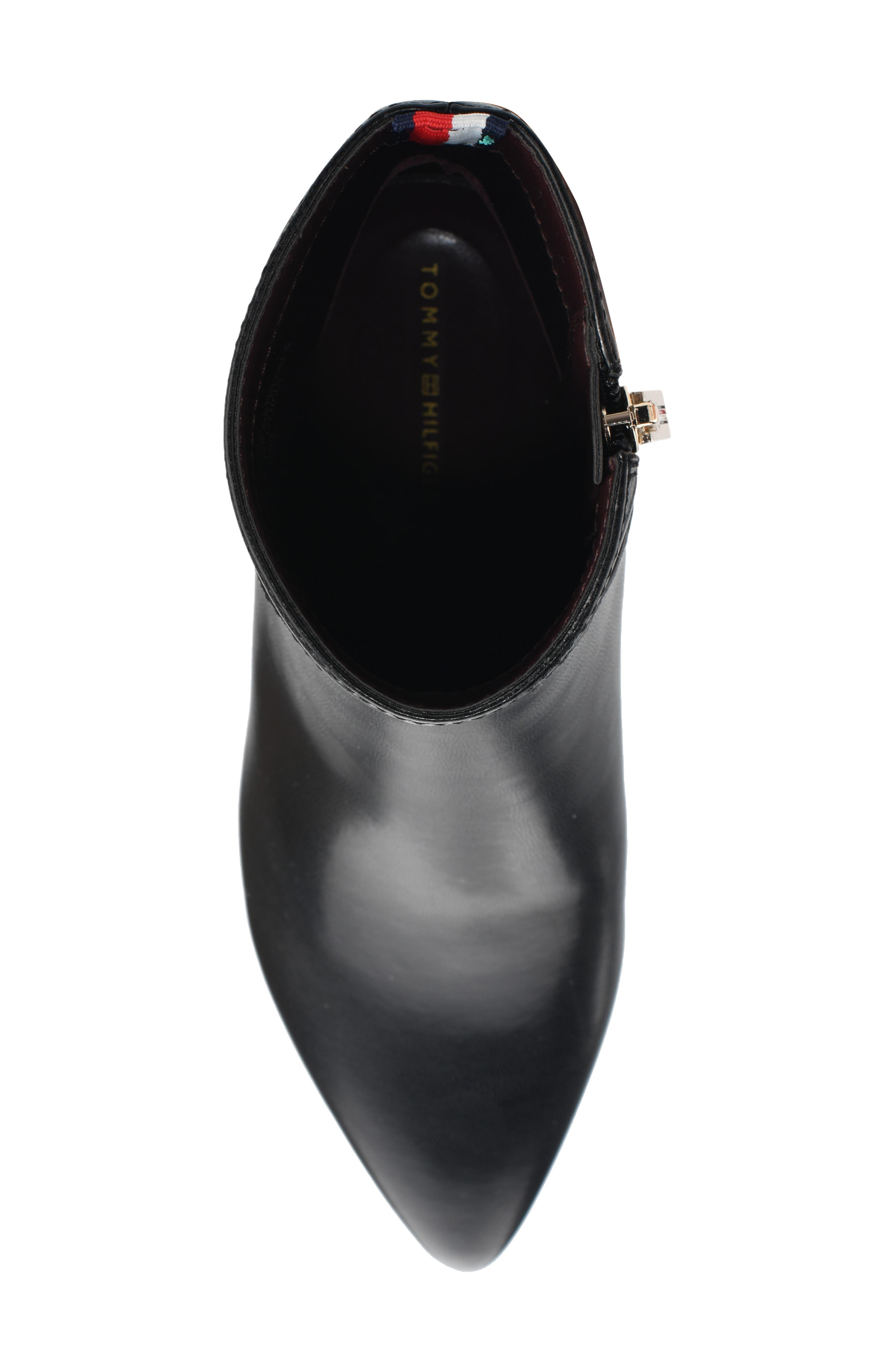 Tommy Hilfiger Monogram Block Heel Bootie, Alternate, color, 