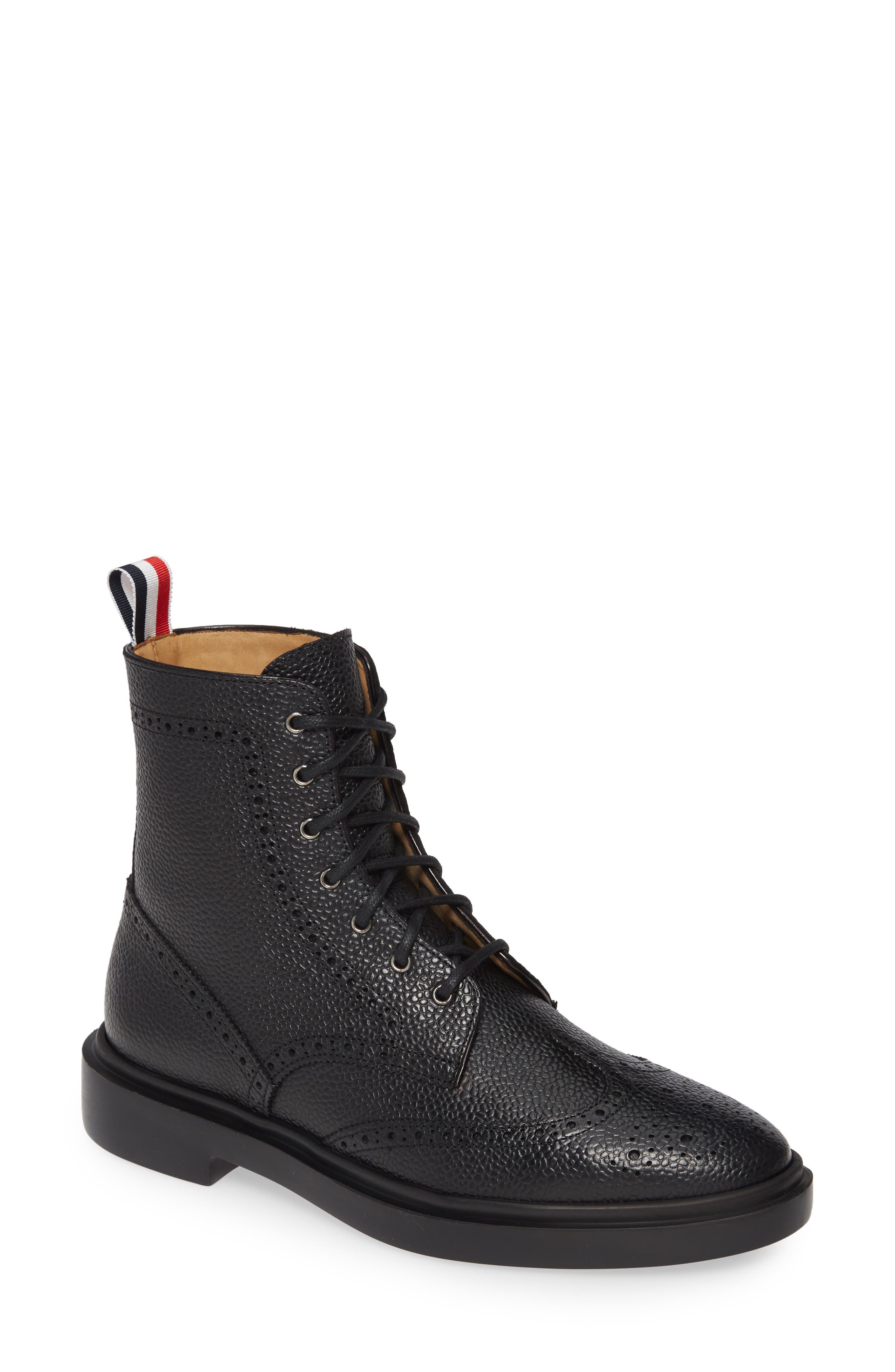 Thom Browne Wingtip Boot, Main, color, 