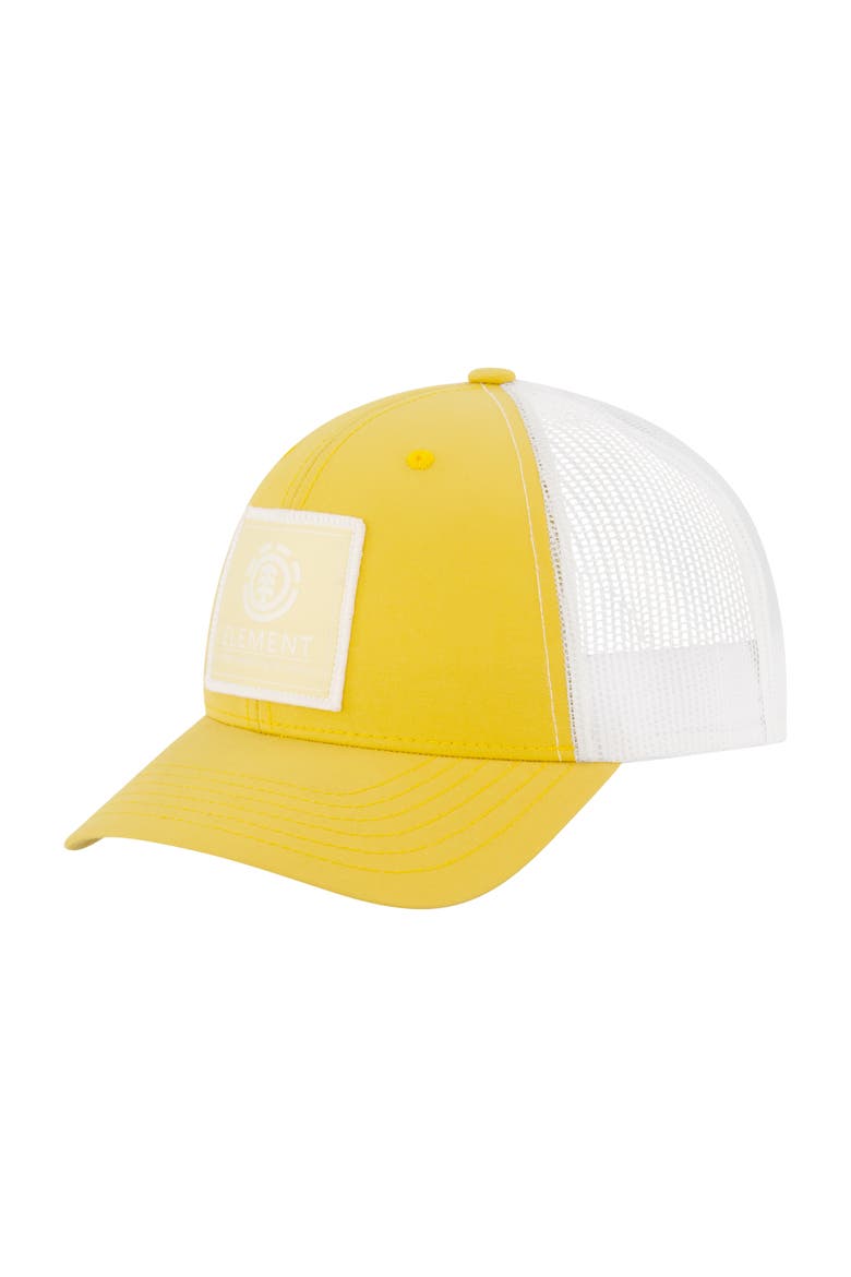 6-Panel Mesh Back Cap with Curved Brim, Main, color, YELLOW
