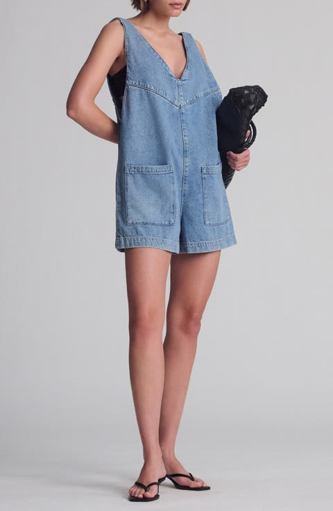 Reva Denim Romper