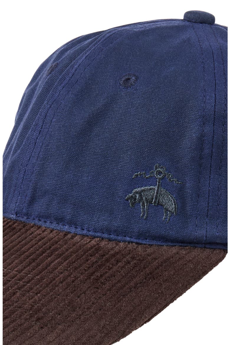 Oil Cloth Baseball Hat, Alternate, color, NAVY