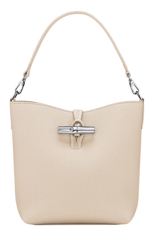 Longchamp Extra Small Le Roseau Leather Bucket Bag