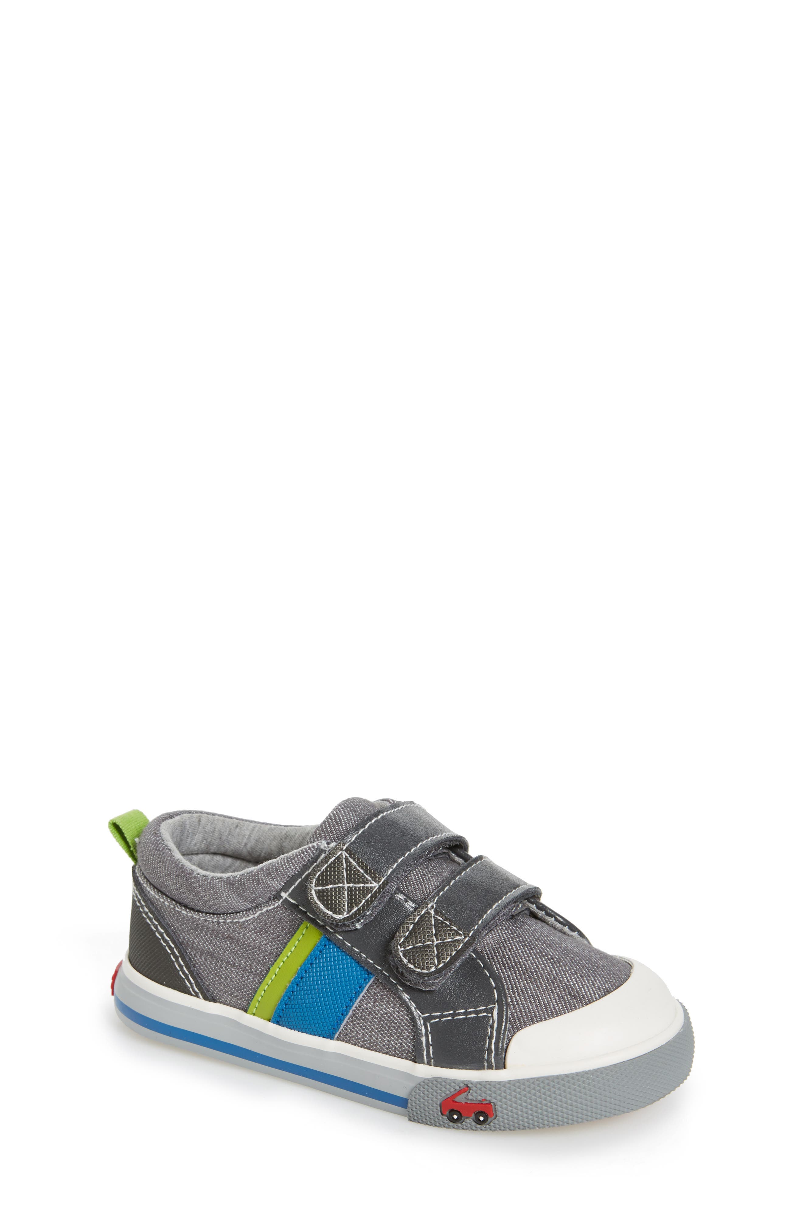 'Russell' Sneaker, Main, color, GREY DENIM