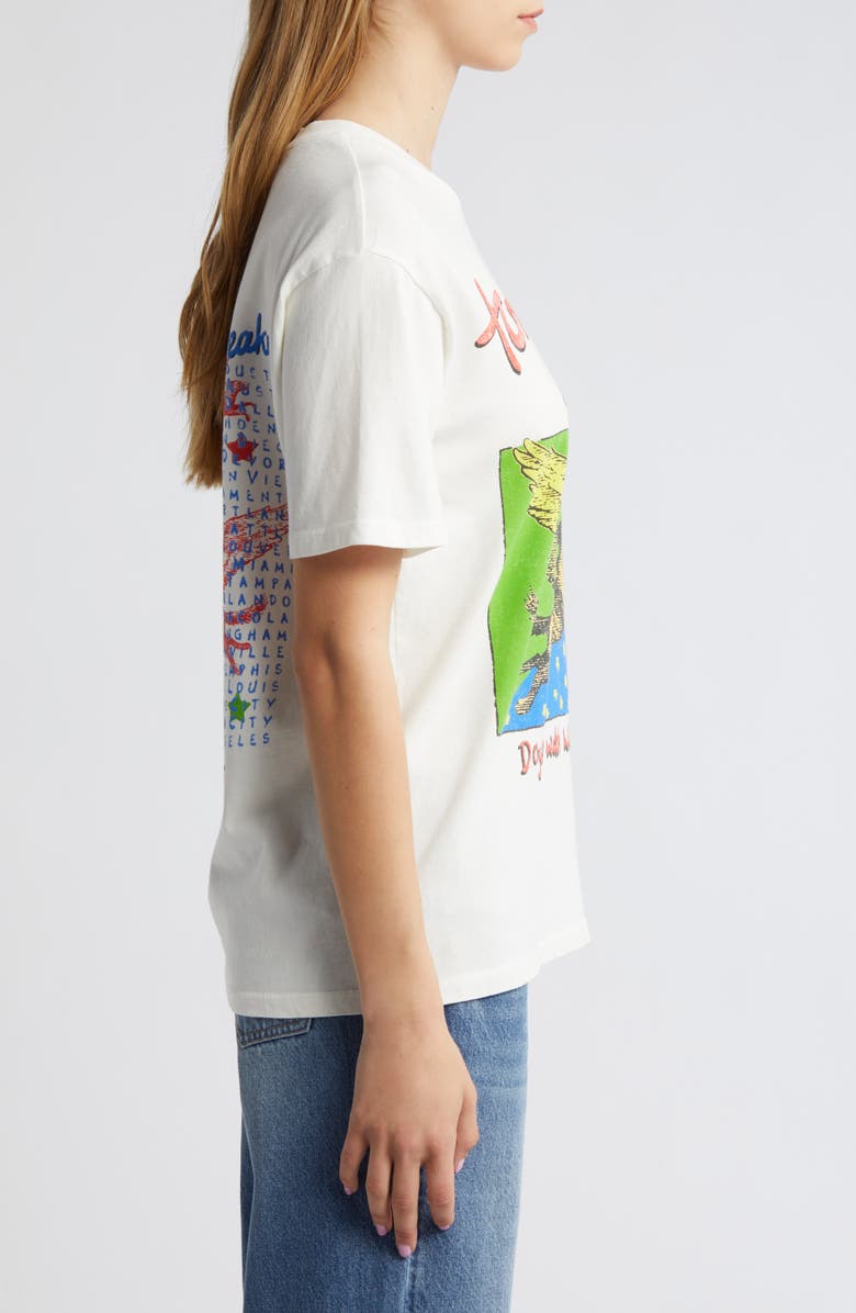 Daydreamer Tom Petty Dogs With Wings Cotton Graphic T-Shirt, Alternate, color,