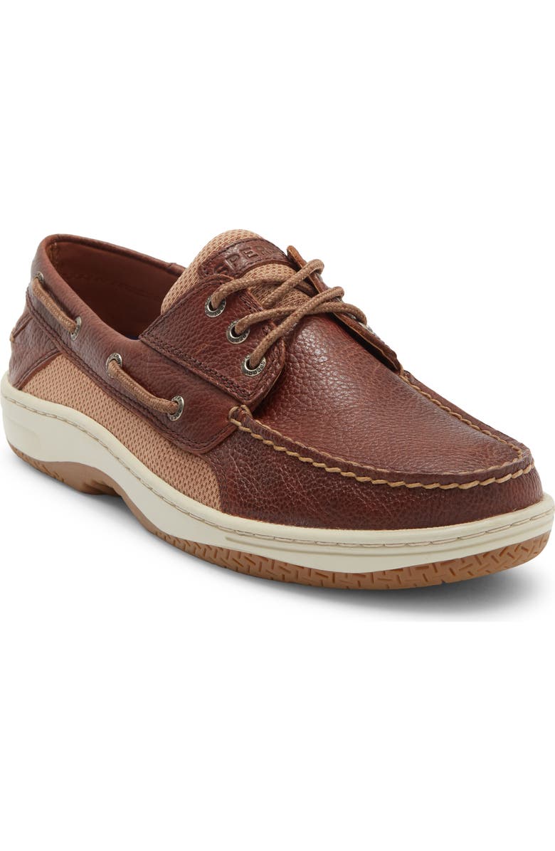 Sperry Billfish 3-Eye Boat Shoe, Main, color, Brown