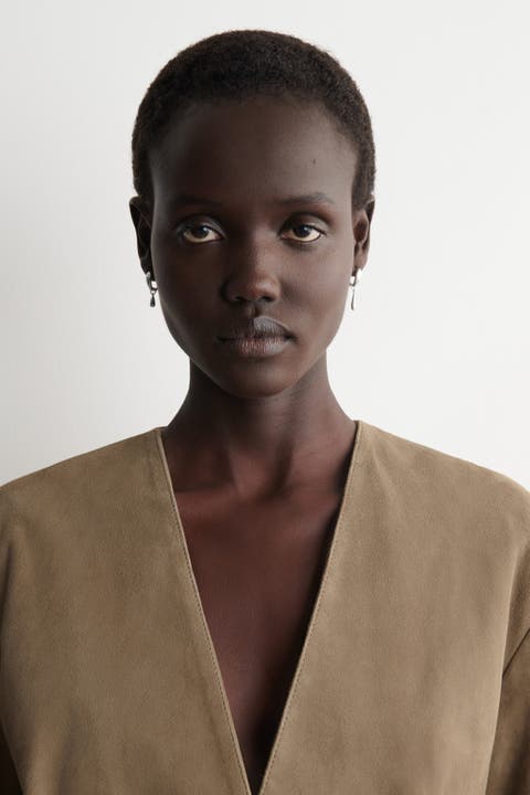 Mismatched Teardrop Hoop Earrings