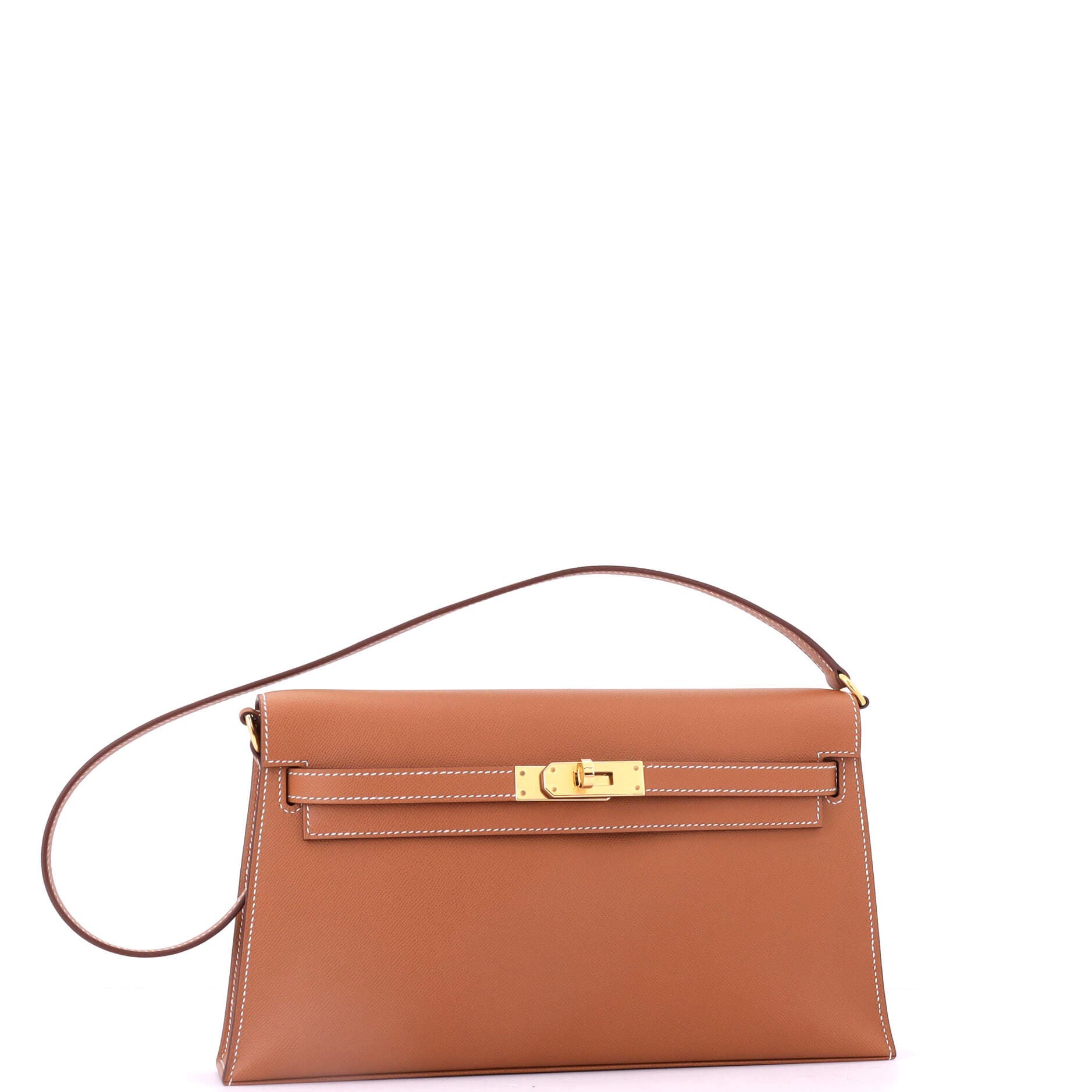 Pre-Owned Hermes Kelly Elan Shoulder Bag Madame, Alternate, color, Gold