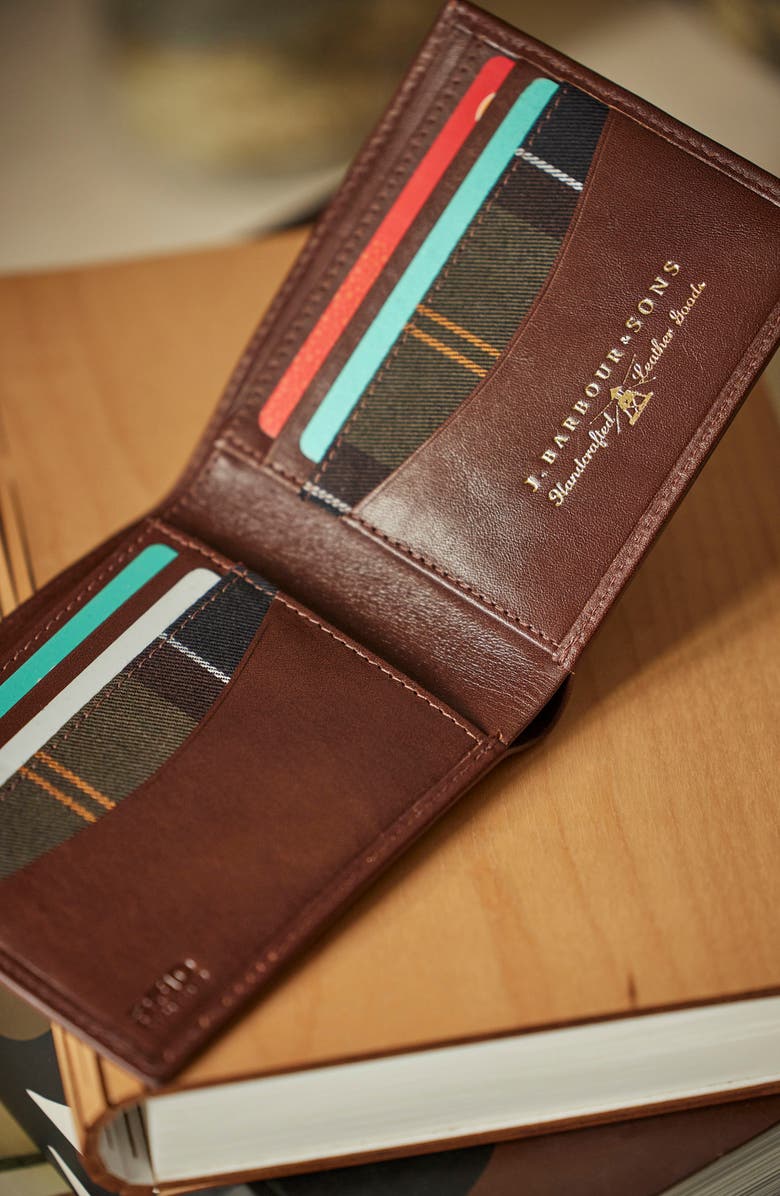 Barbour Colwell Leather Bifold Wallet, Alternate, color,
