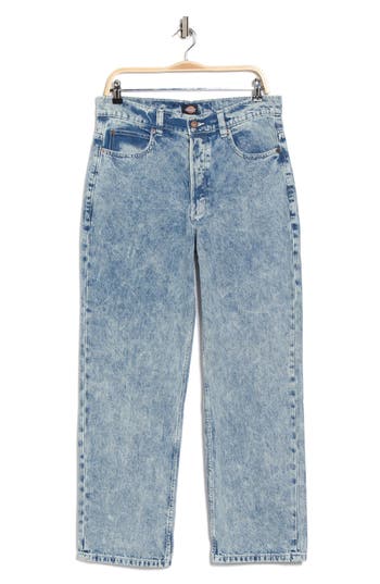 Dickies Thomasville Acid Wash Loose Fit Jeans In Blue