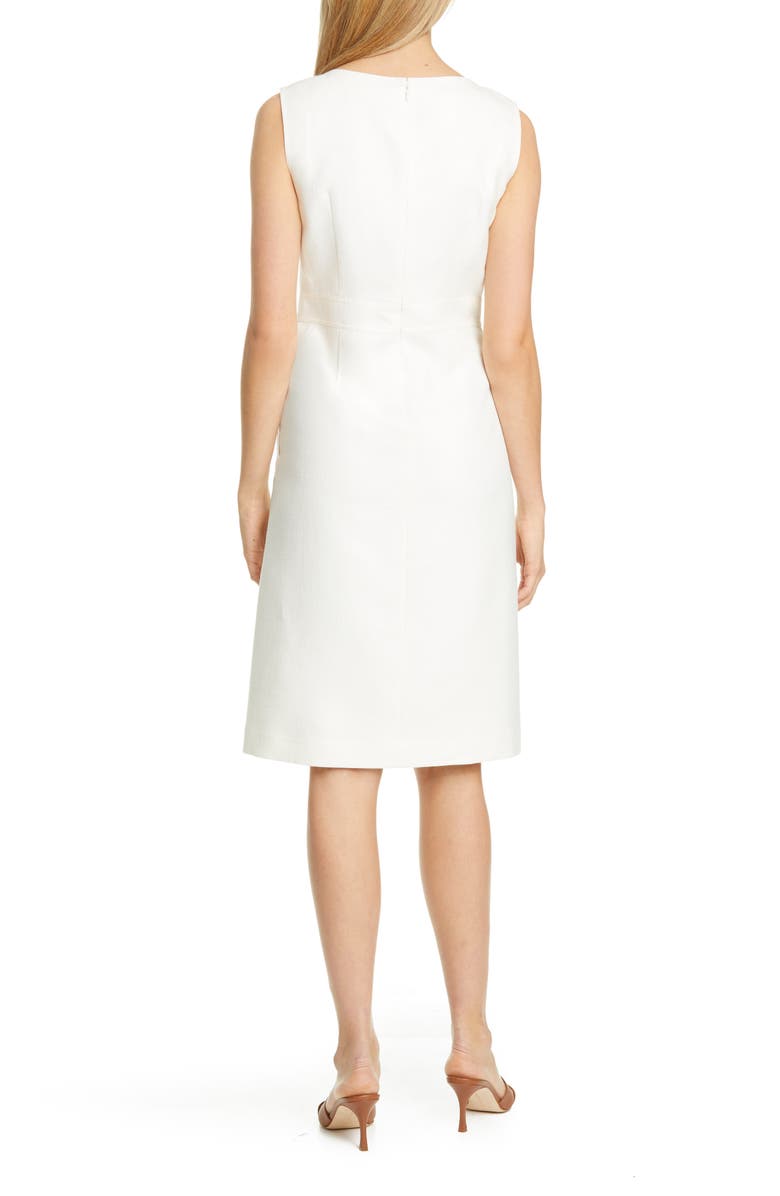 Lafayette 148 New York Spencer Cotton, Wool & Silk Dress, Alternate, color, 
