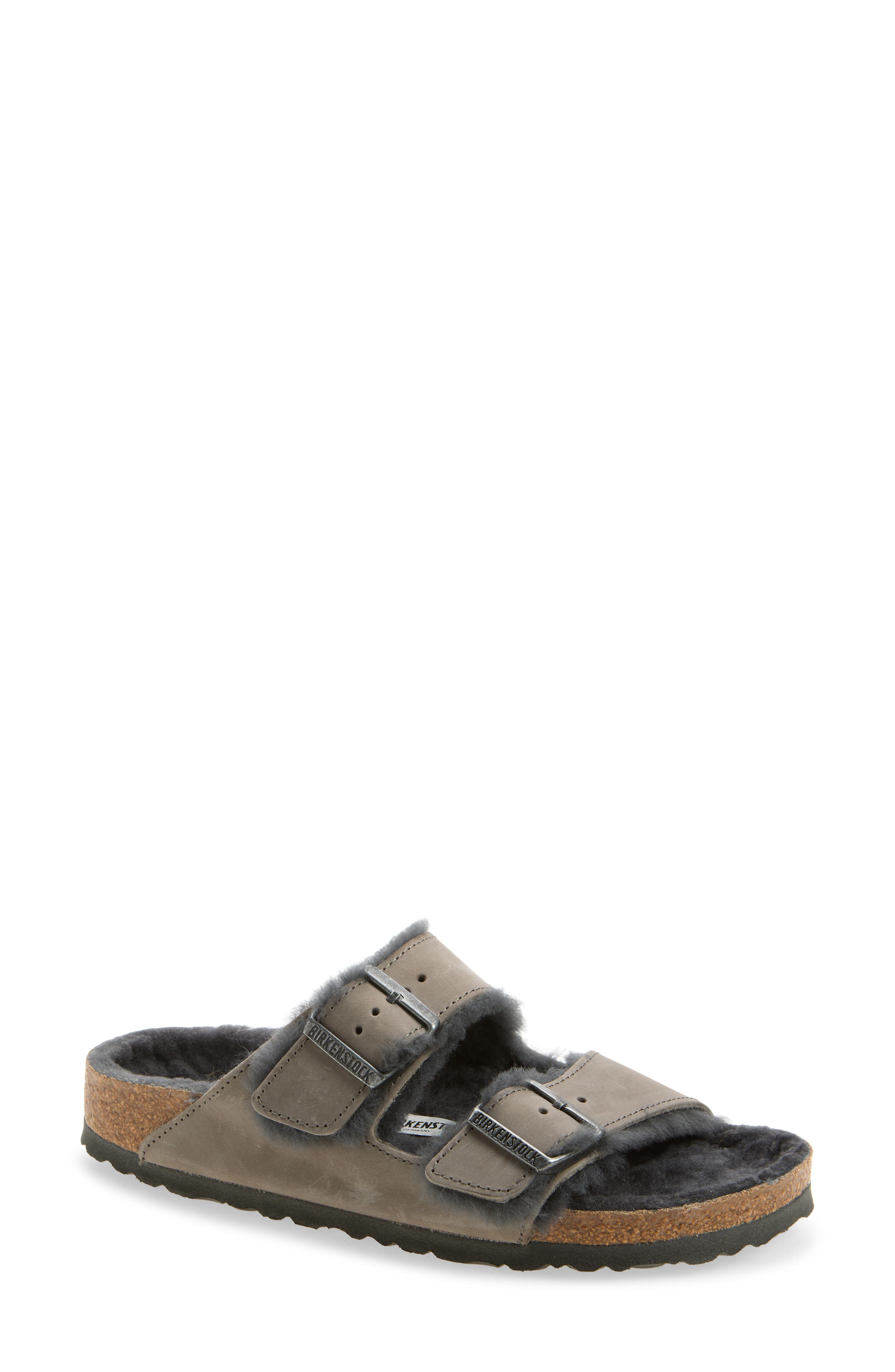 Arizona Oiled Genuine Shearling Sandal - Discontinued