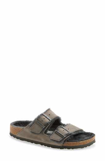 Arizona Oiled Genuine Shearling Sandal - Discontinued