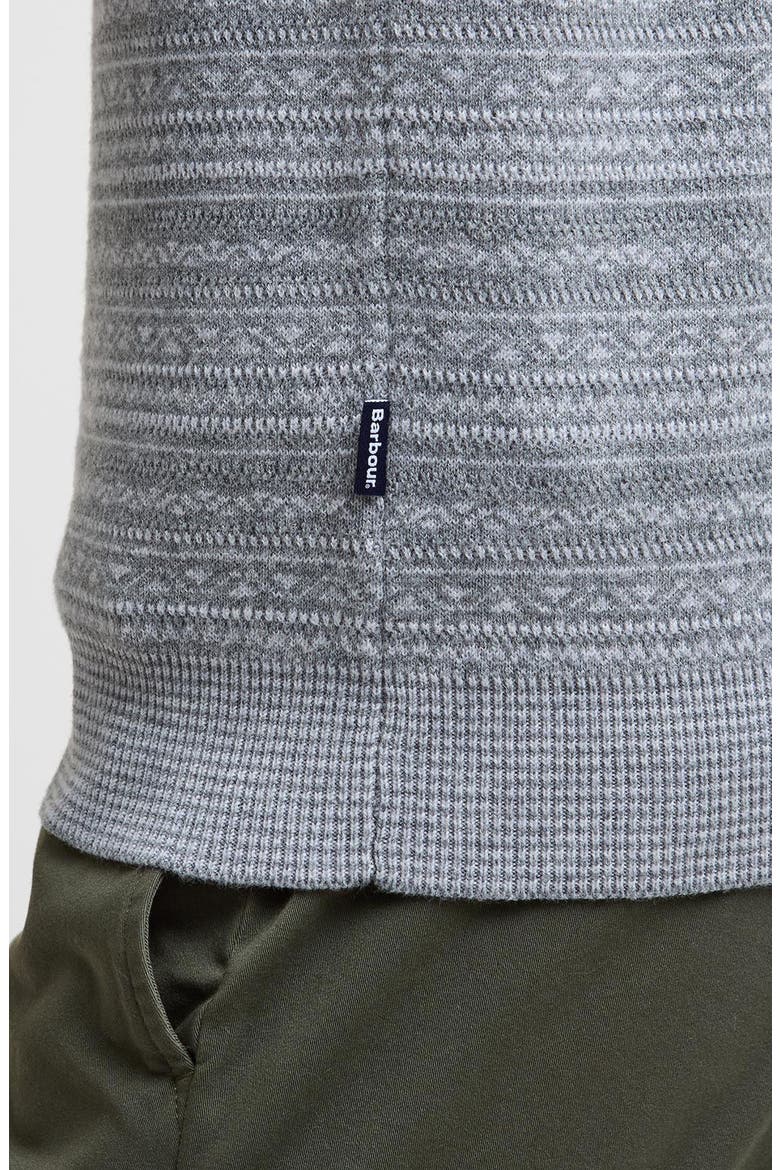 Dartfield Quarter Zip Cotton & Wool Sweater, Alternate, color, LIGHT GREY
