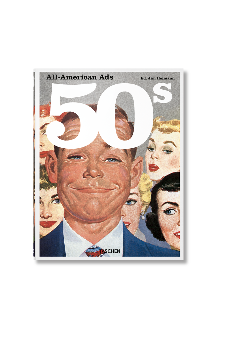 AllAmerican Ads of the 50s English French German Book, Main, color, multicolor