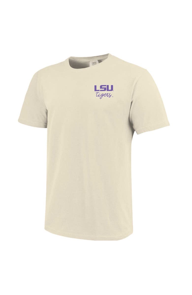Comfort Colors Women's Comfort Colors Natural LSU Tigers Coquette T-Shirt, Alternate, color, Natural