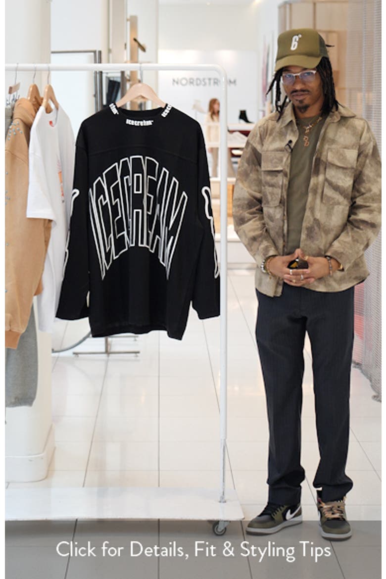 Hyperdrive Oversize Long Sleeve Graphic T-Shirt video