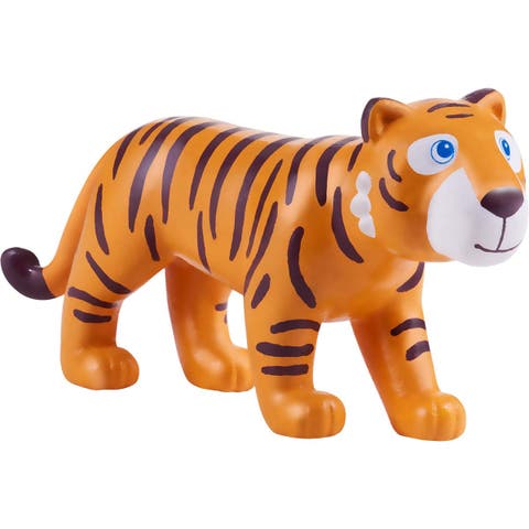 Little Friends Tiger - 4" Chunky Plastic Zoo Animal Toy Figure