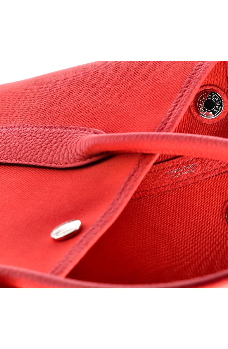 Pre-Owned Hermes Garden Party Tote Toile and Leather 30, Alternate, color, Bougainvillier