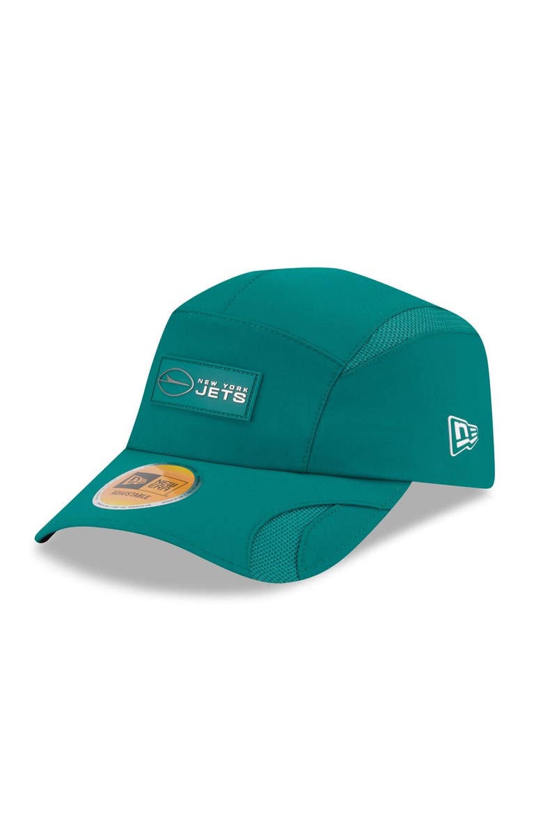 New Era Men's New Era Green New York Jets 2025 Sideline Runner Adjustable Hat, Main, color, Green