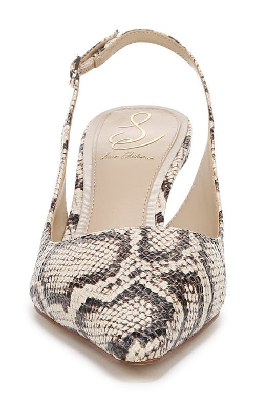 Sam Edelman Bianka Slingback Pump Roccia Python Leather