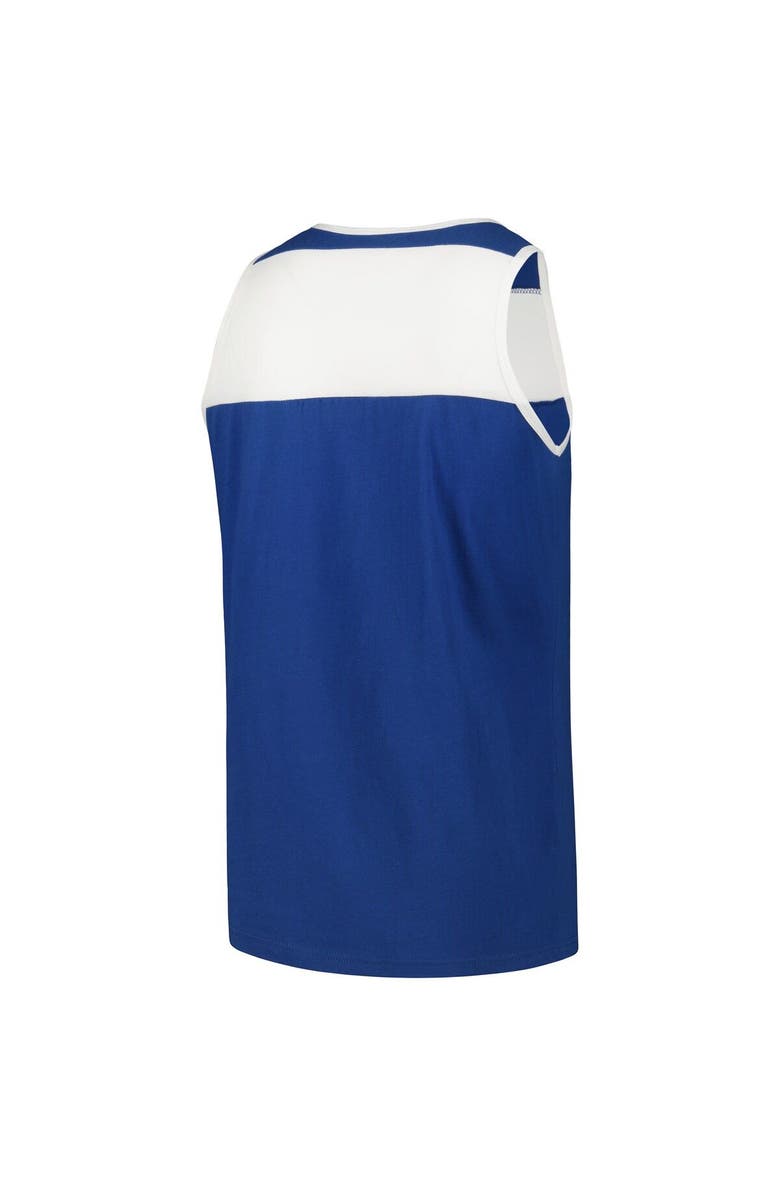 Mitchell & Ness Men's Mitchell & Ness Royal/White Indianapolis Colts Heritage Colorblock Tank Top, Alternate, color, Royal