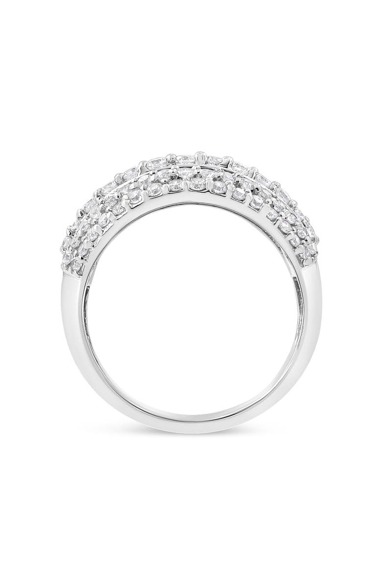 Haus of Brilliance Silver 2.00 Cttw Diamond Cluster Ring, Alternate, color, White