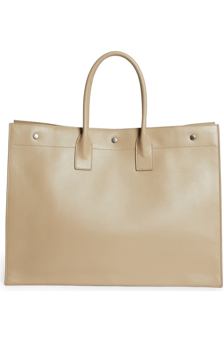 Saint Laurent Large Rive Gauche Leather Tote, Alternate, color,