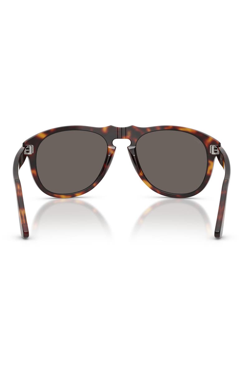 56mm Pilot Sunglasses, Alternate, color, HAVANA / DARK GREY
