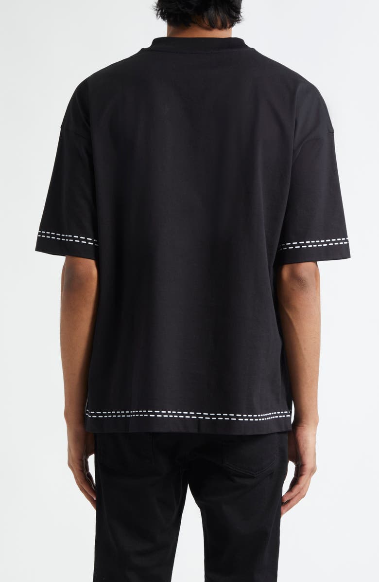 Dolce&Gabbana Stampa Logo Graphic T-Shirt, Alternate, color, N0000 Nero