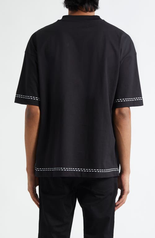 Dolce & Gabbana Dolce&gabbana Stampa Logo Graphic T-shirt In N0000 Nero