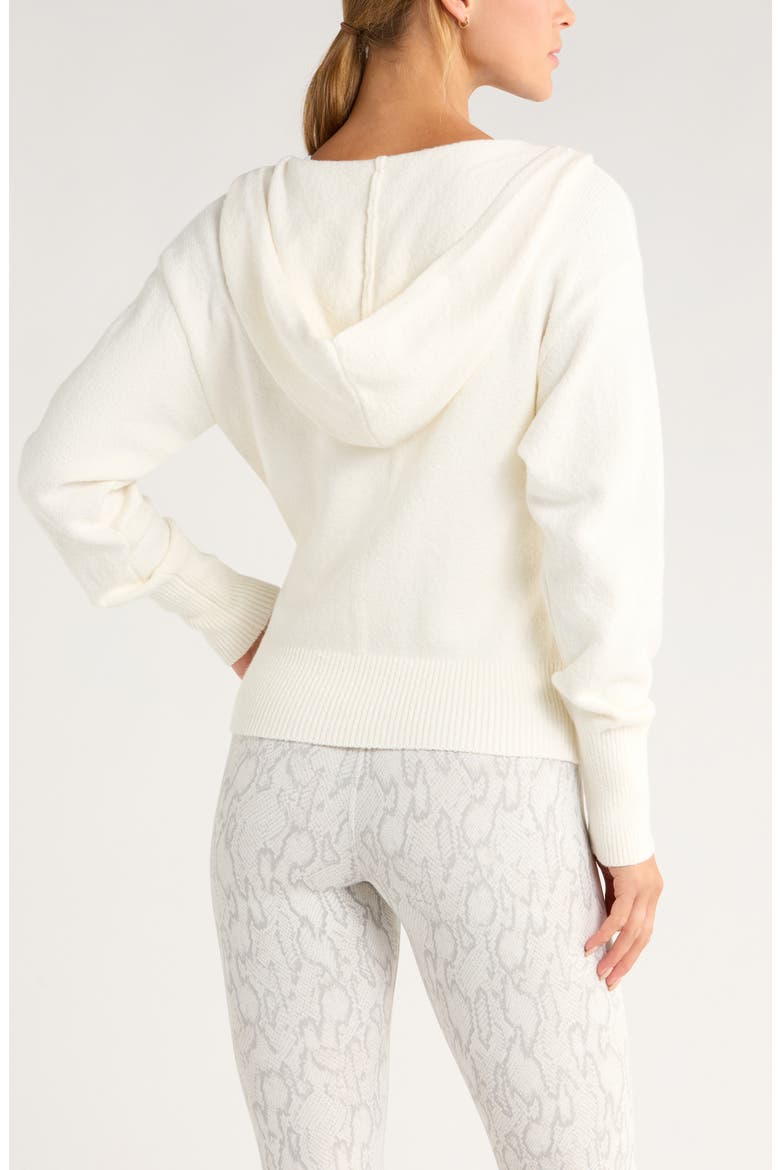 Surplice Hoodie Sweater, Alternate, color, IVORY EGRET