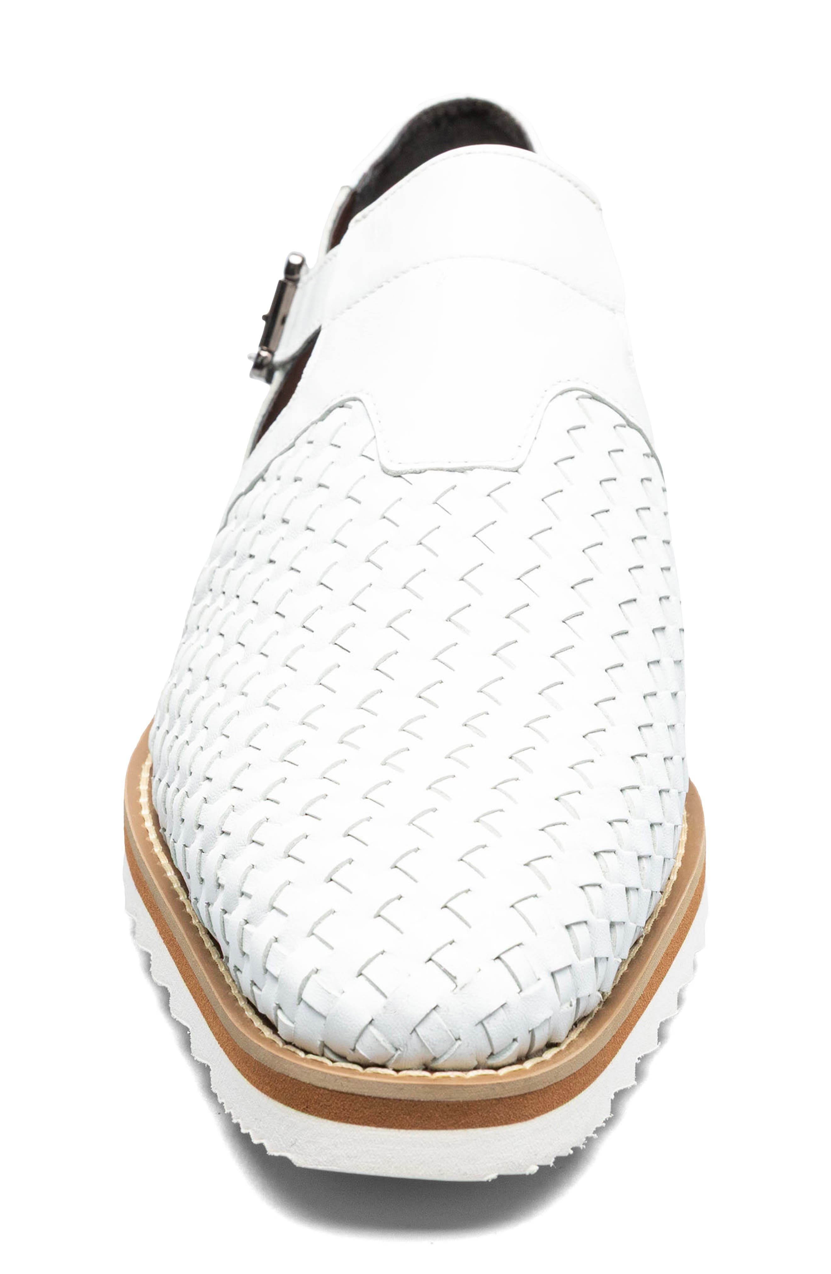 Alvarado Woven Loafer, Alternate, color, WHITE