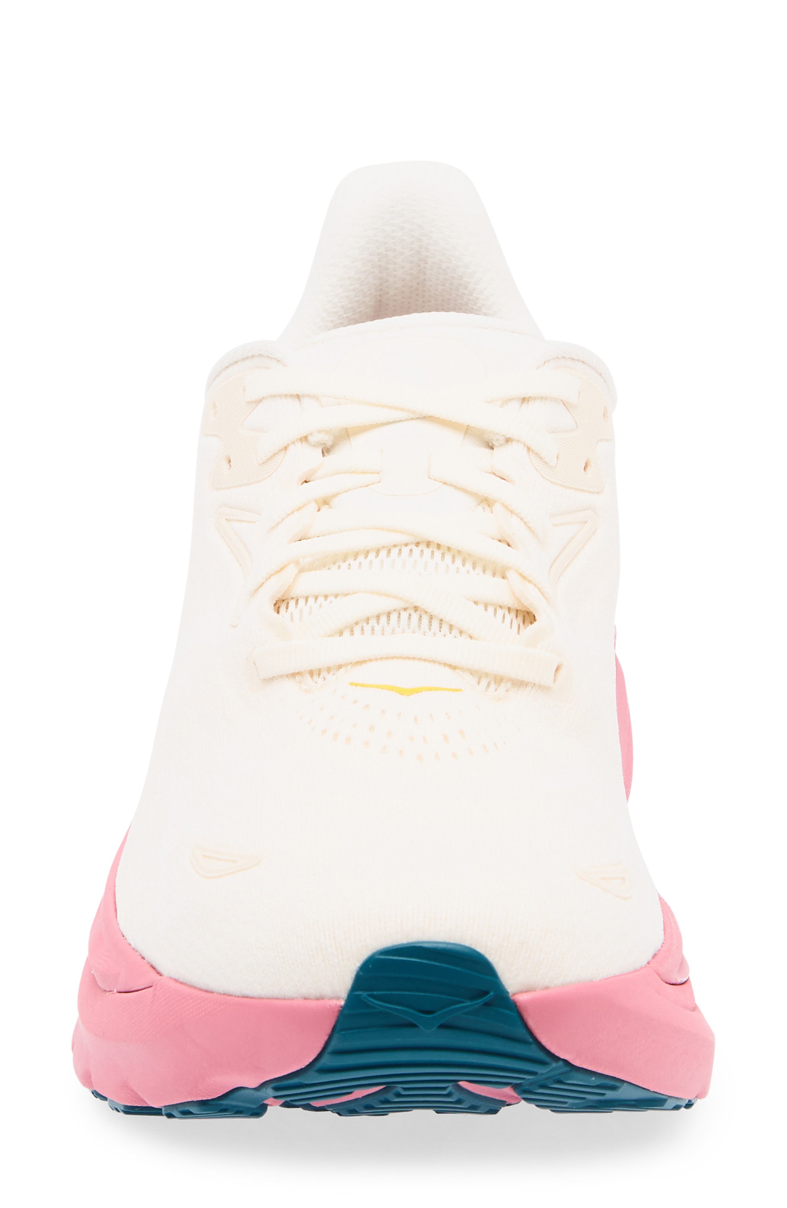 HOKA Arahi 8 Stability Running Shoe, Alternate, color, Alabaster / Lingonberry