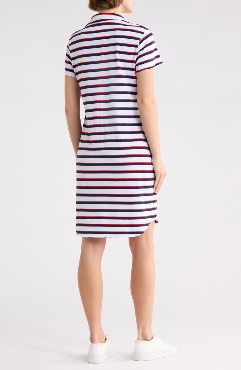 Frank & Eileen Lauren Polo Dress, Alternate, color, Red Navy / White
