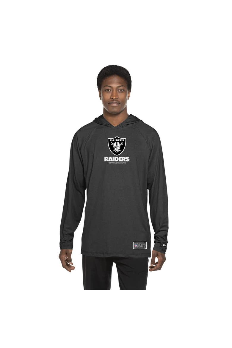 Men's New Era  Black Las Vegas Raiders Functional Fandom Hoodie, Alternate, color, Black