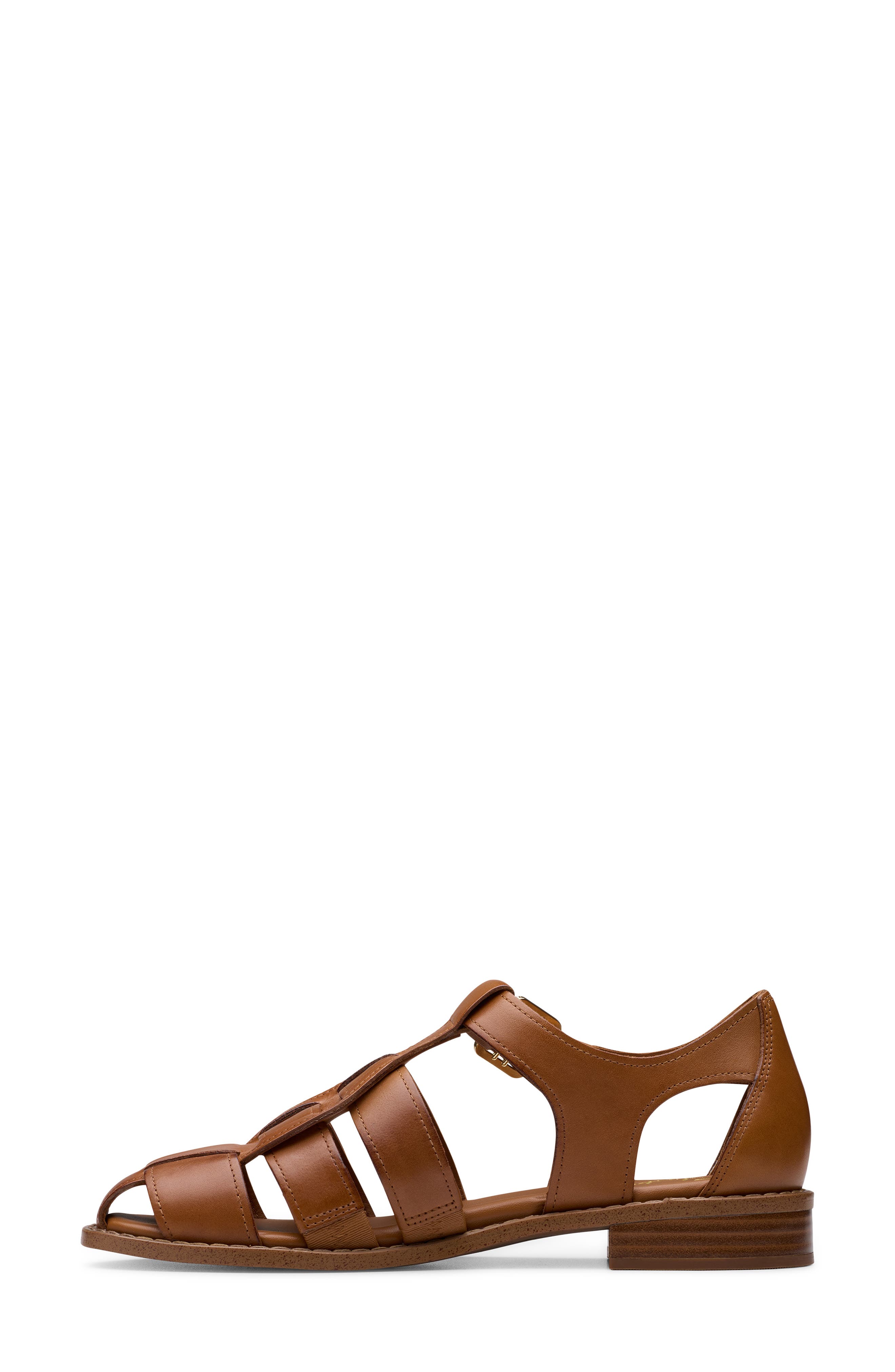 Clarks<sup>®</sup> Hana Sun Fisherman Sandal, Alternate, color, Tan Leather