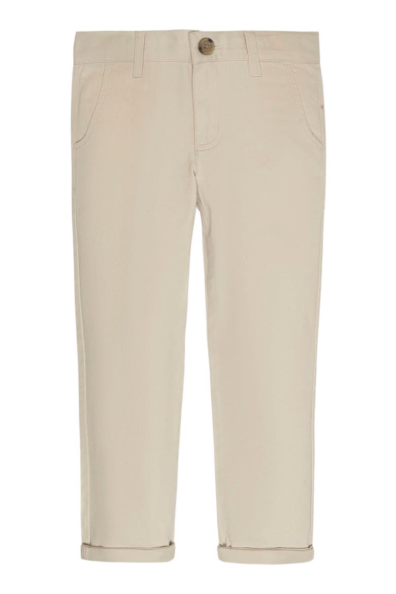 Kids' Organic Skinny Stretch Twill Chino Pant, Main, color, Light Khaki
