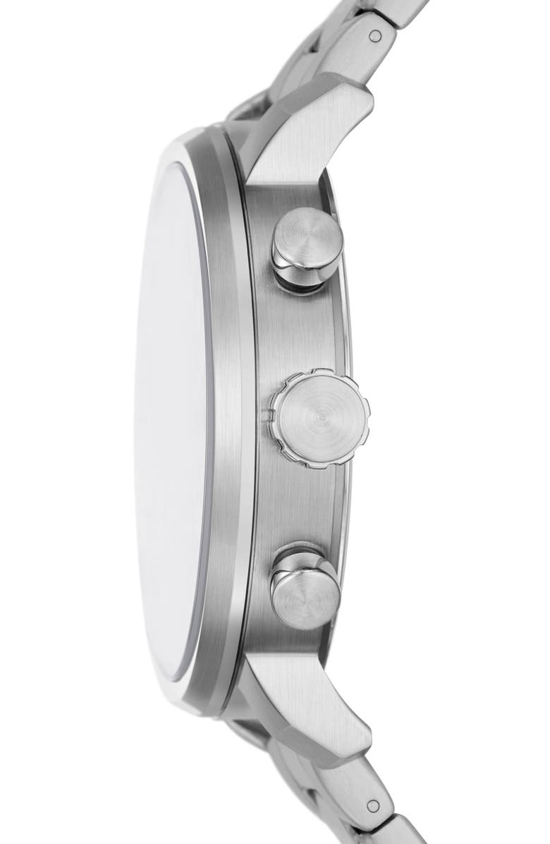 Fossil Rhett Multifunction Quartz Bracelet Watch, 43mm, Alternate, color, Silver