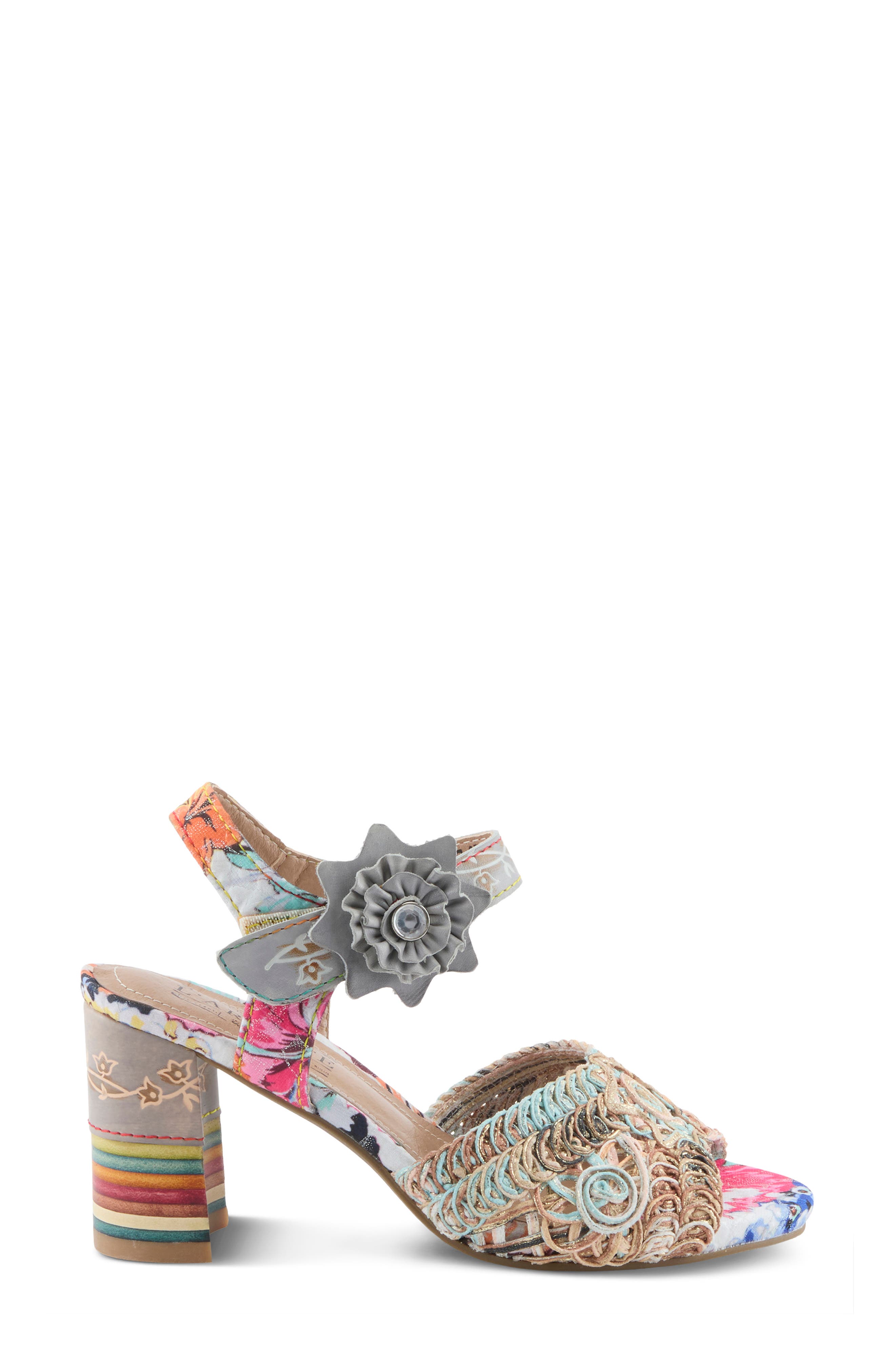 L'Artiste by Spring Step Cosmopleze Sandal, Alternate, color, Grey Multi