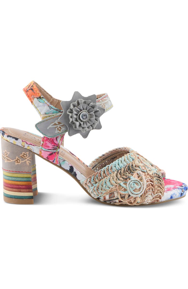 L'Artiste by Spring Step Cosmopleze Sandal, Alternate, color, Grey Multi